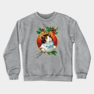 Christmas Cat Crewneck Sweatshirt